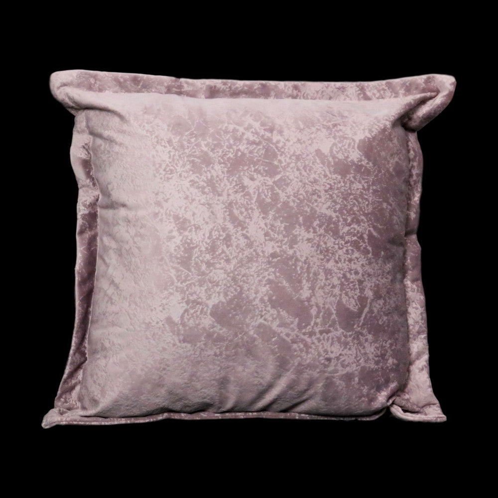 Native Home Pink Crushed Velvet Cushion Cover