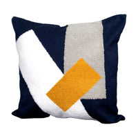 Native Home Navy Blue Abstract Boho Cushion Cover