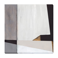 Olivia's 'Neutral Geometrics II' - Wrapped Canvas - 93x93cm