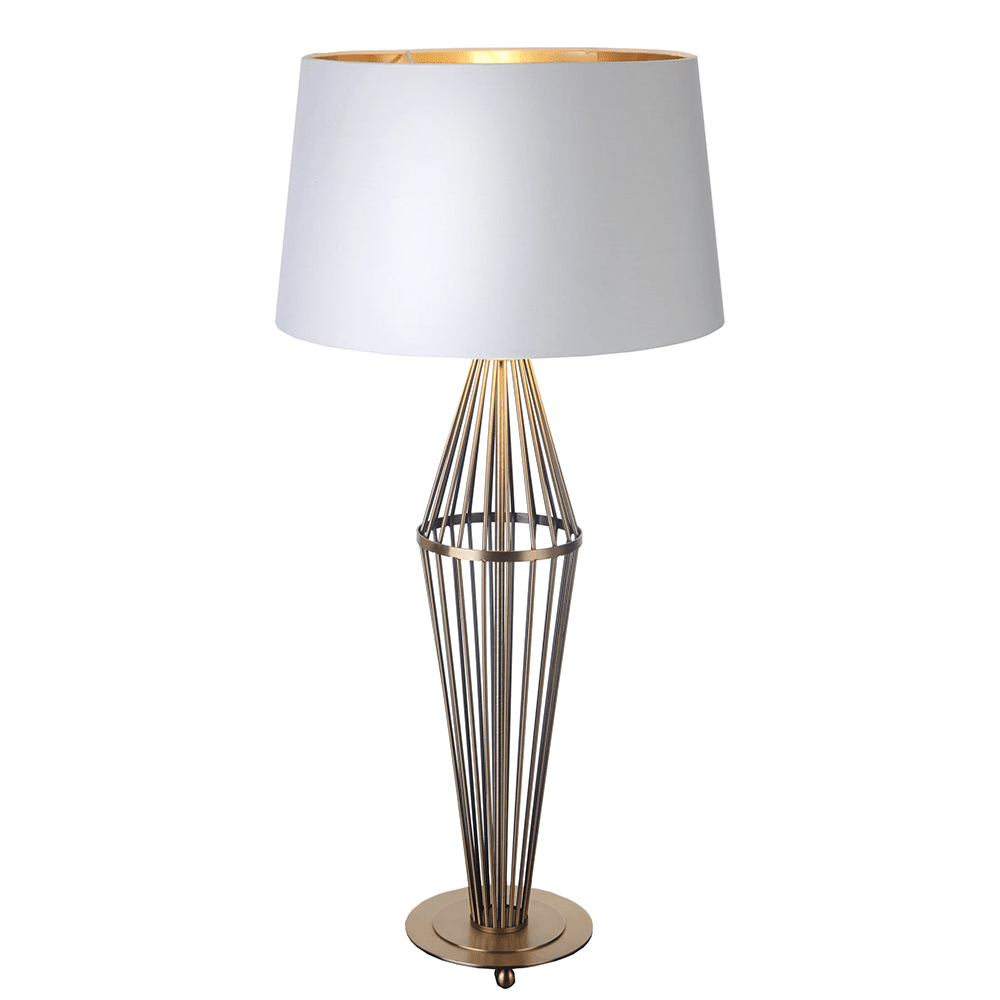 RV Astley Macy Table Lamp Antique Brass
