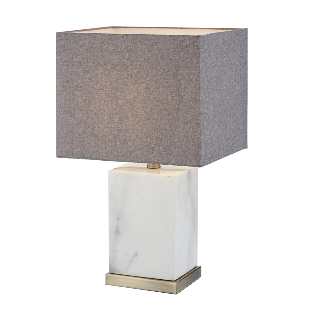 RV Astley Abella Table Lamp Marble And Antique Brass
