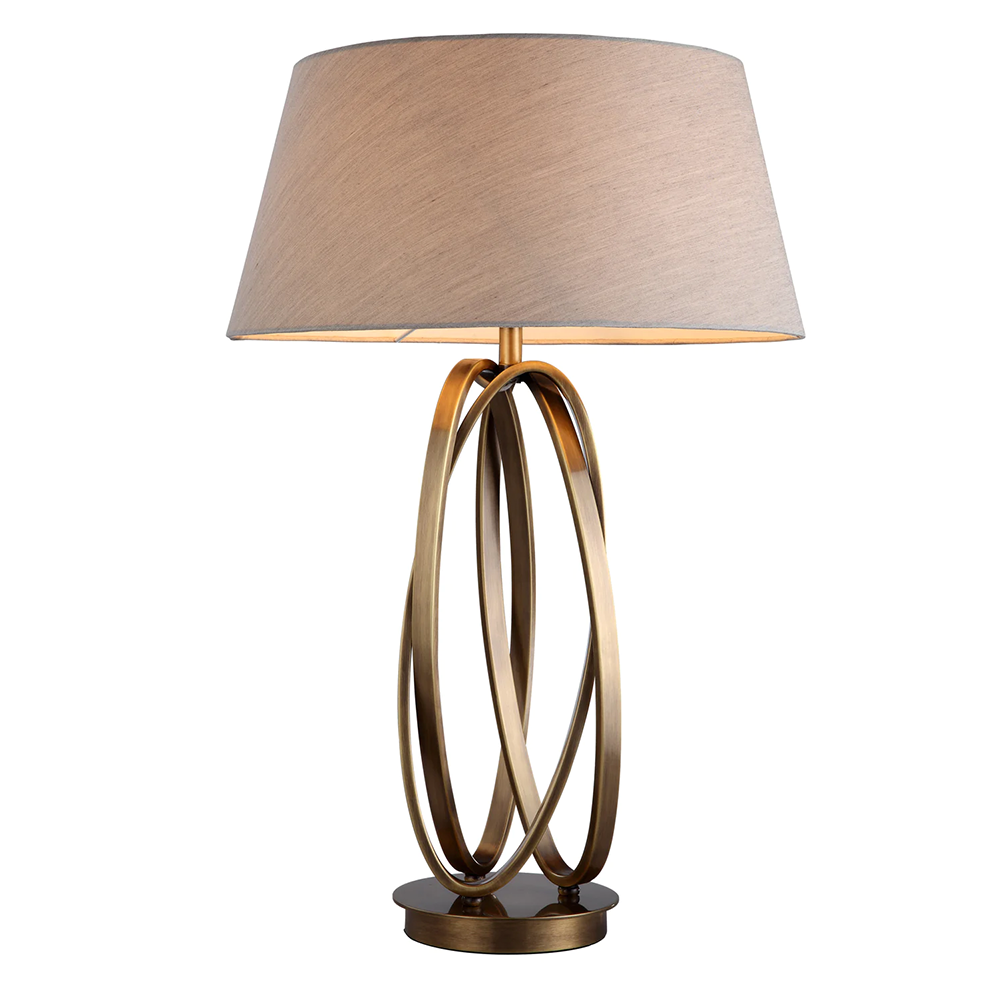 RV Astley Brisa Table Lamp Antique Brass