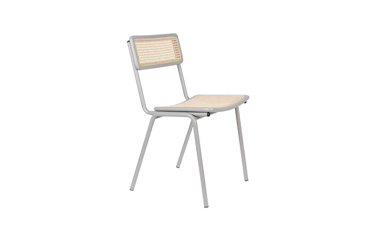 Zuiver Set of 2 Jort Chairs Grey/Natural