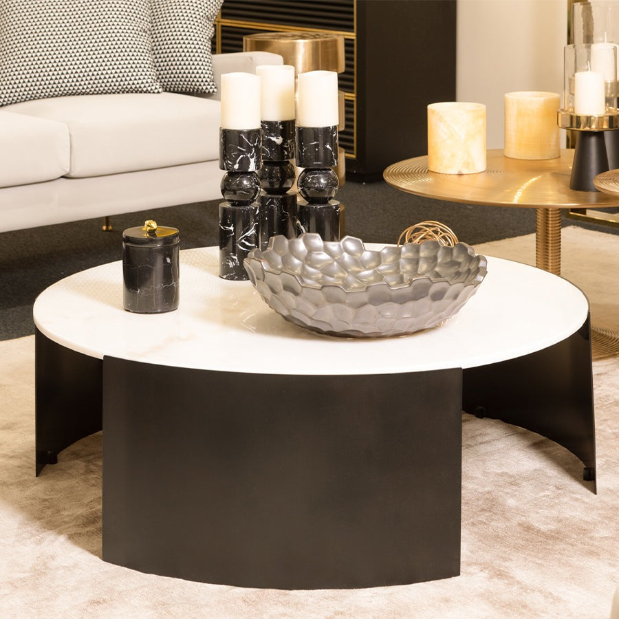 Samba Marble Round Coffee Table LiangAndEimil 2