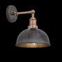 Industville Brooklyn Dome Wall Light - 8 Inch - Copper