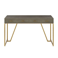 DI Designs Hampton Desk - Grey Shagreen