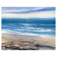 The Art Group Joanne Last Into The Blue Blue Sea Canvas Print- 40x50cm