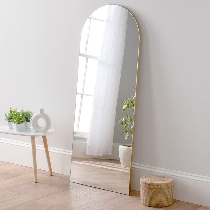 Yearn Mirrors Cora Full Length Arched Mirror 150x60cm - Gold