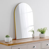 TRADE SKU Olivia's Cora Arched Mirror in Gold - 70x75cm bespoke made