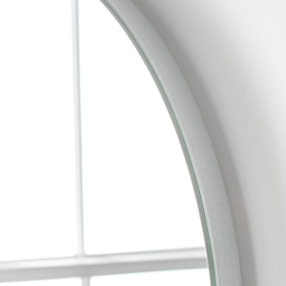 Olivia's Cora Arched Mirror in Silver - 75x50cm