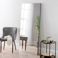 Olivia's Minimal Full Length Mirror in Black - 170x80cm