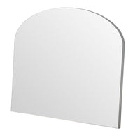 Olivia's Cora Plain Mantle Mirror in Silver - 91x69cm