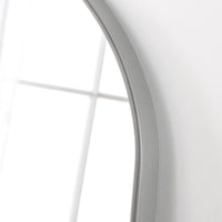 Olivia's Cora Plain Mantle Mirror in Silver - 91x69cm