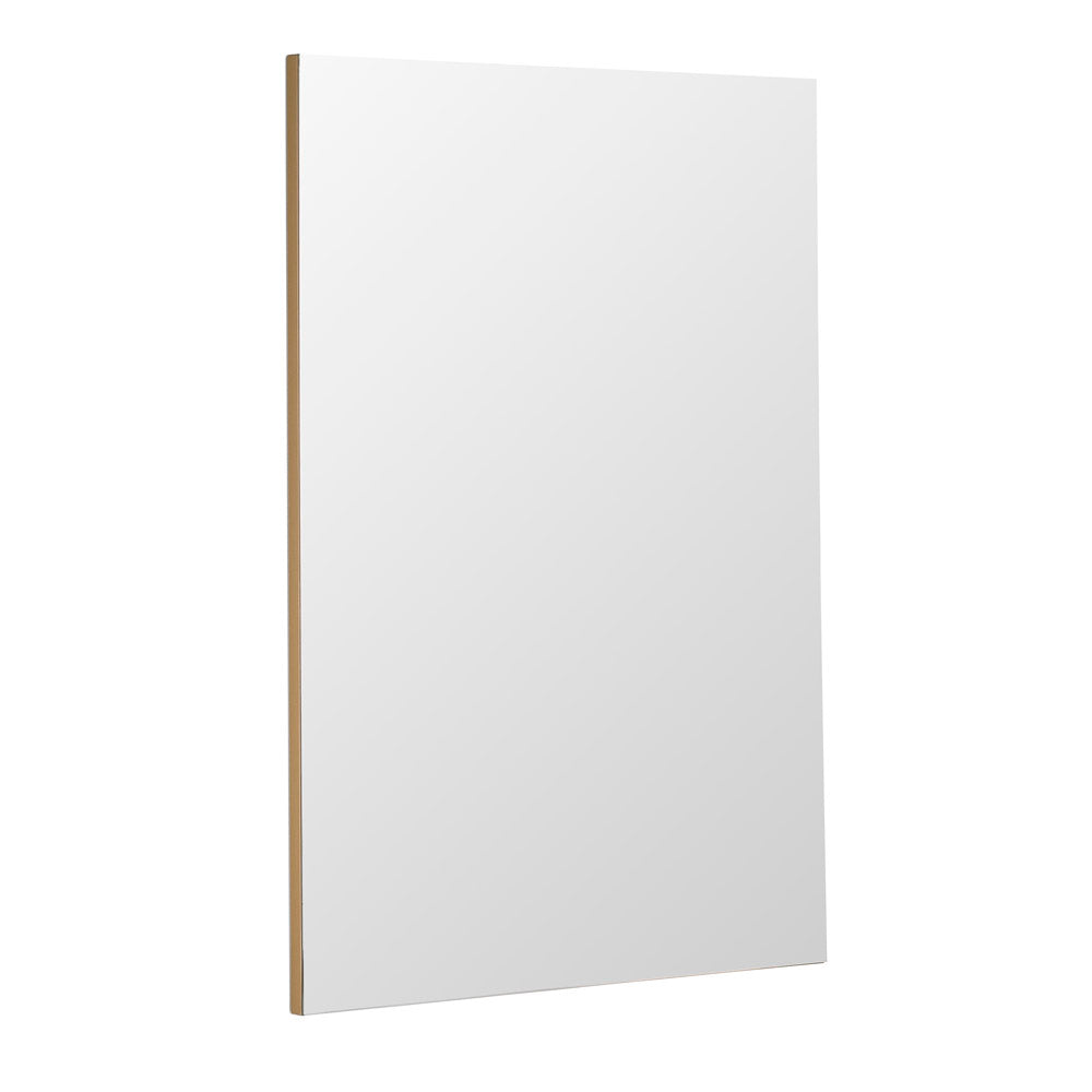 Olivia's Minimal Rectangular Mirror in Gold - 100x70cm