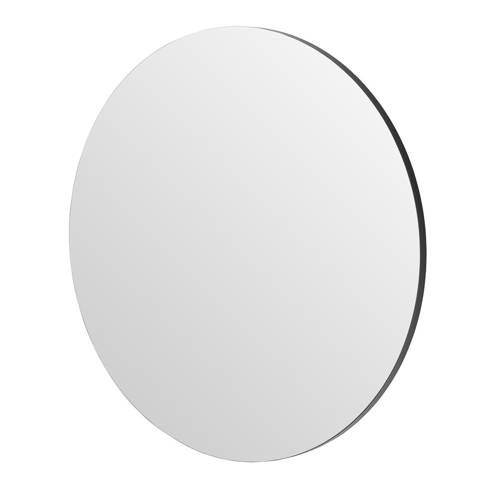 Olivia's Cora Round Wall Mirror in Black - 50cm