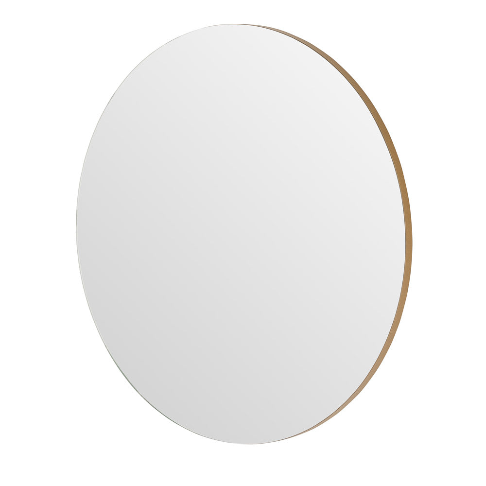 Olivia's Cora Round Wall Mirror in Gold - 50cm