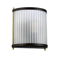 Elstead Corona 1 Light Wall Light Museum Bronze Dark Brown Painted and Aged Brass