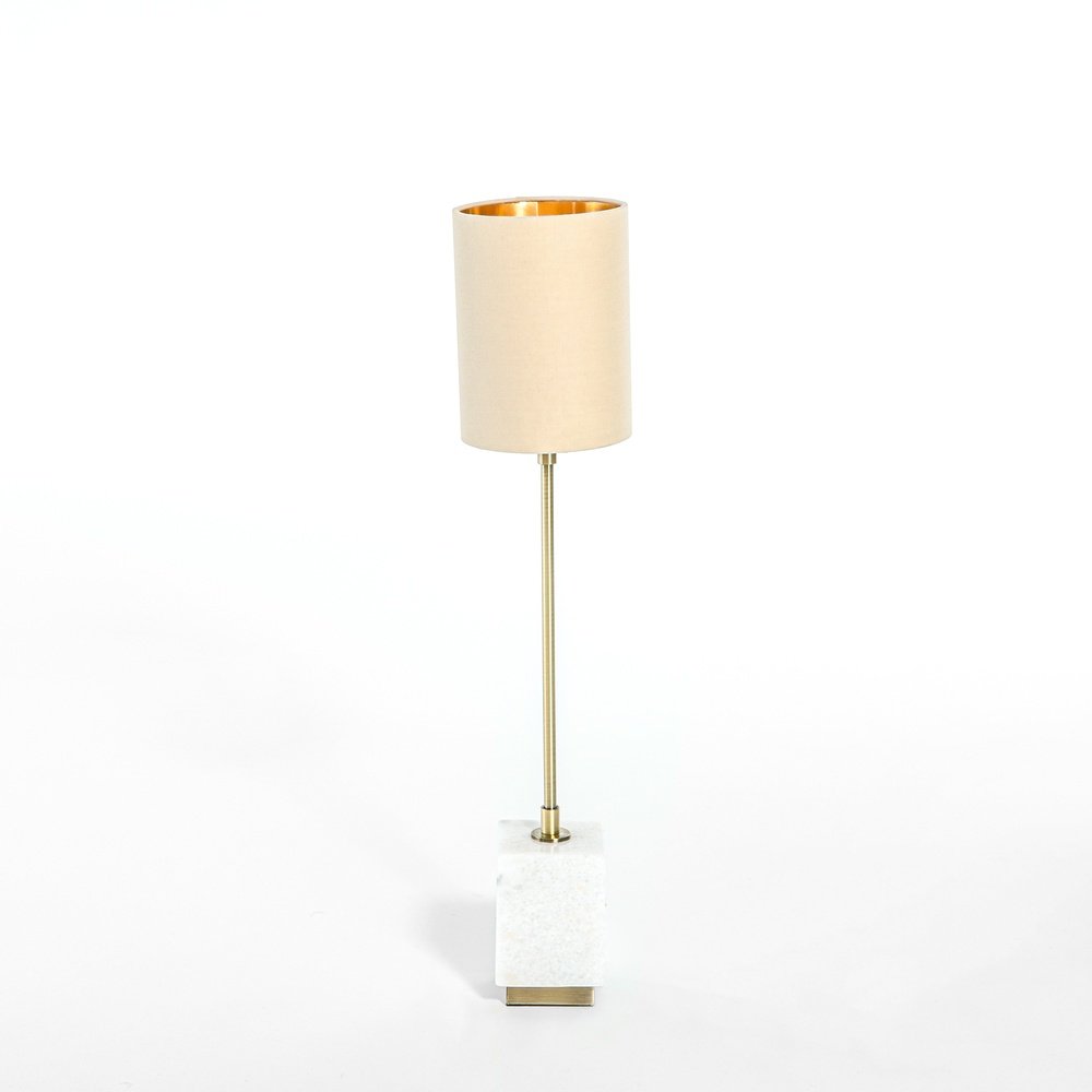  RVAstley-RV Astley Lindau Table Lamp White Marble And Antique Brass-White, Brass 365 