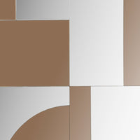 Liang & Eimil Cubist Grey & Bronze Rectangular Mirror