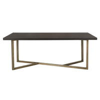 DI Designs Overbury 6-8 Seater Dining Table - Chocolate Brown