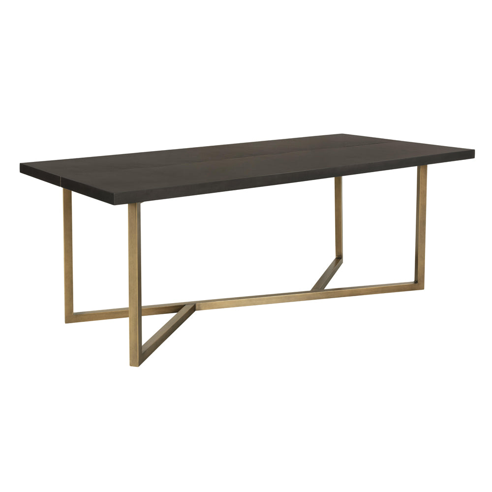 DI Designs Overbury 6-8 Seater Dining Table - Chocolate Brown