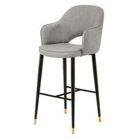 Mindy Brownes Hadley Highback Stool Grey