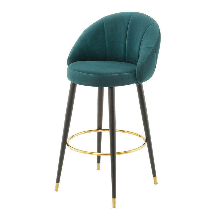 Ashley Highback Bar Stool - Teal MindyBrown 1