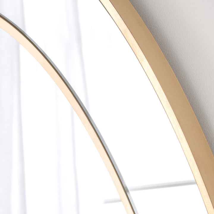 Elena Round Mirror 120x120cm - Gold Yearn Mirrors 2