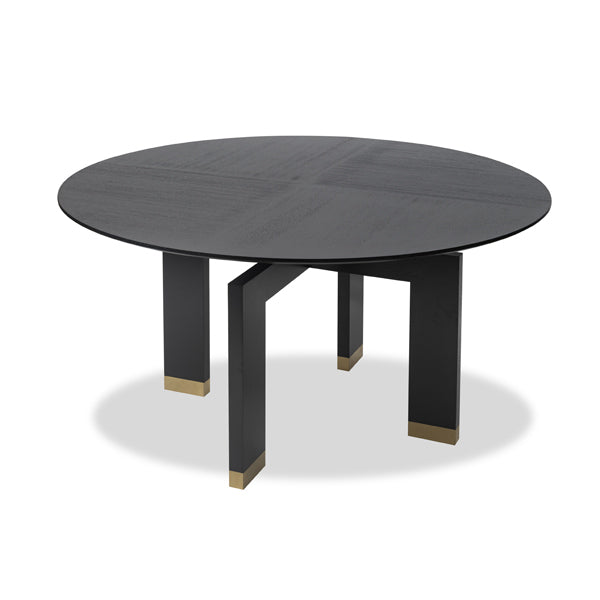 Liang & Eimil Ponte Brass Round 4 Seater Dining Table