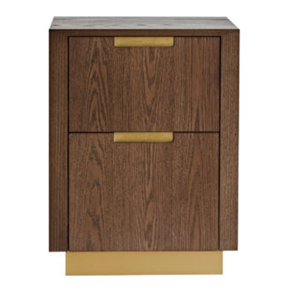 Liang & Eimil Balkan Bedside Table Classic Brown finished