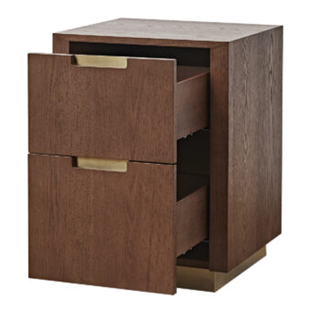 Liang & Eimil Balkan Bedside Table Classic Brown finished