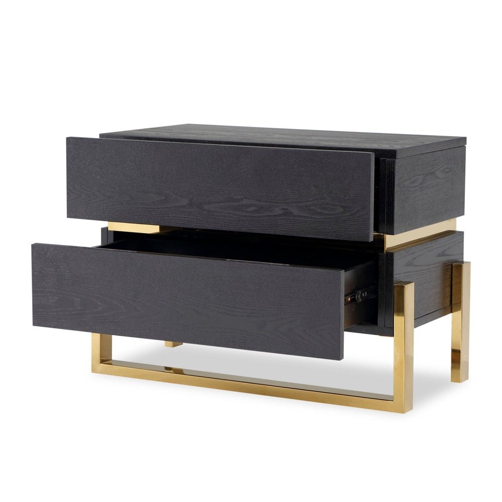  LiangAndEimilLarge-Liang & Eimil Enigma Bedside Table Brass-Black 37 