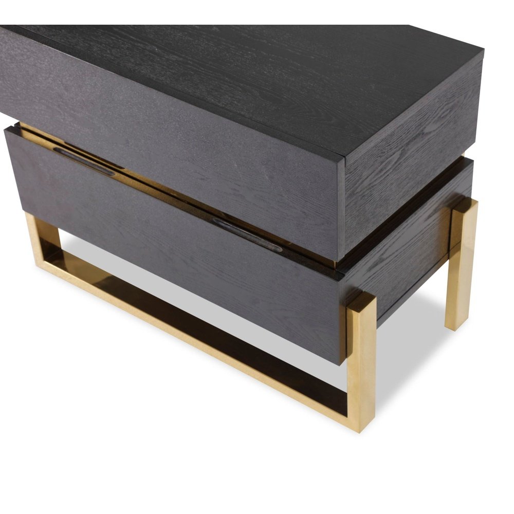  LiangAndEimilLarge-Liang & Eimil Enigma Bedside Table Brass-Black 73 