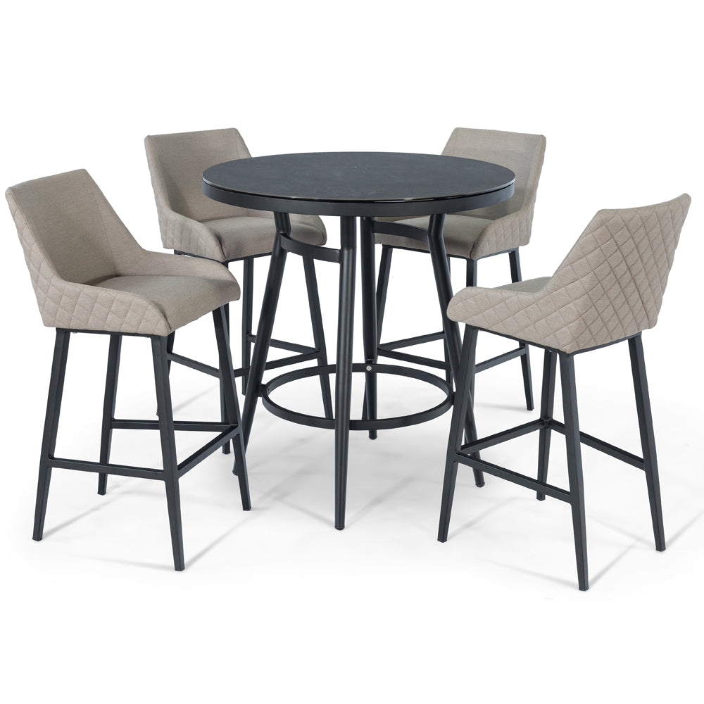 Maze Regal 4 Seat Bar Set Taupe