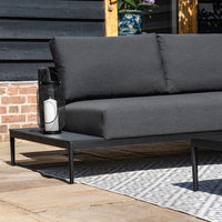 Maze Eve 2 Seat Sofa Set Charcoal