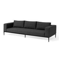 Maze Eve 3 Seat Sofa Set Charcoal