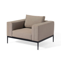 Maze Eve 3 Seat Sofa Set Taupe