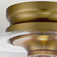 Feiss Hounslow 1 Light Flush Light in Brass