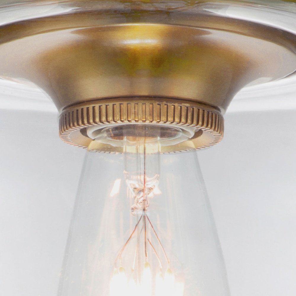 Feiss Hounslow 1 Light Flush Light in Brass