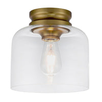 Feiss Hounslow 1 Light Flush Light in Brass