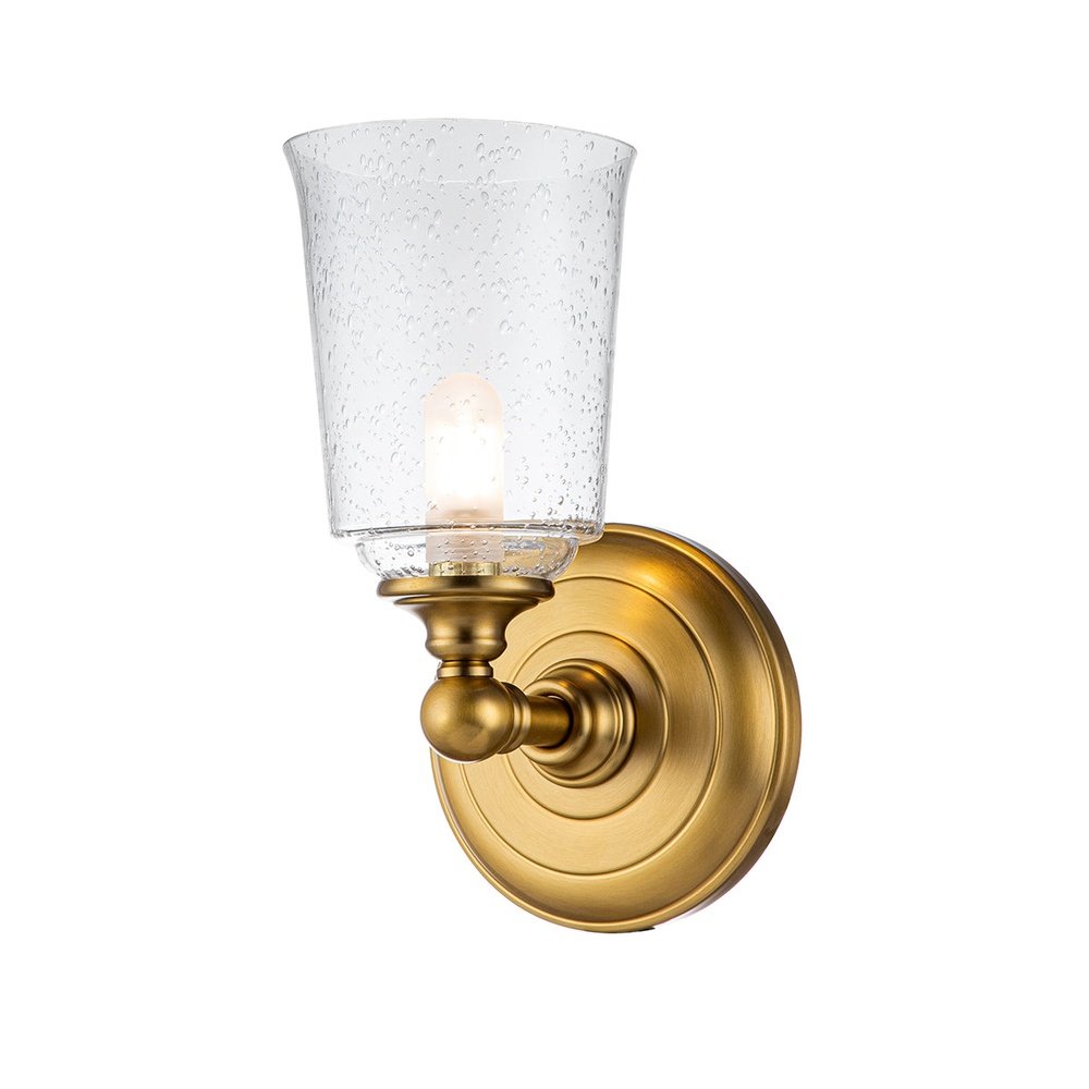 Feiss Huguenot Lake 1 Light Wall Light in Brass