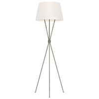 Elstead Penny Floor Lamp Polished Nickel