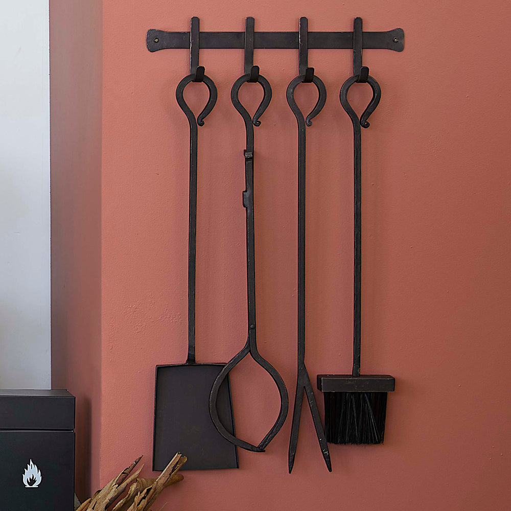 Garden Trading Fireside Rack Tool Set in Steel