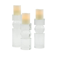 Liang & Eimil Crystal Glass Candleholder Large