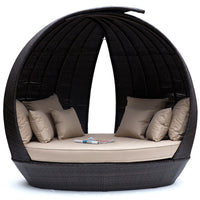 Maze Lotus Daybed Brown