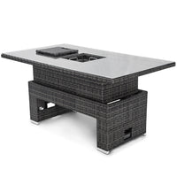 Maze Rising Table Rising Table with Ice Bucket Grey