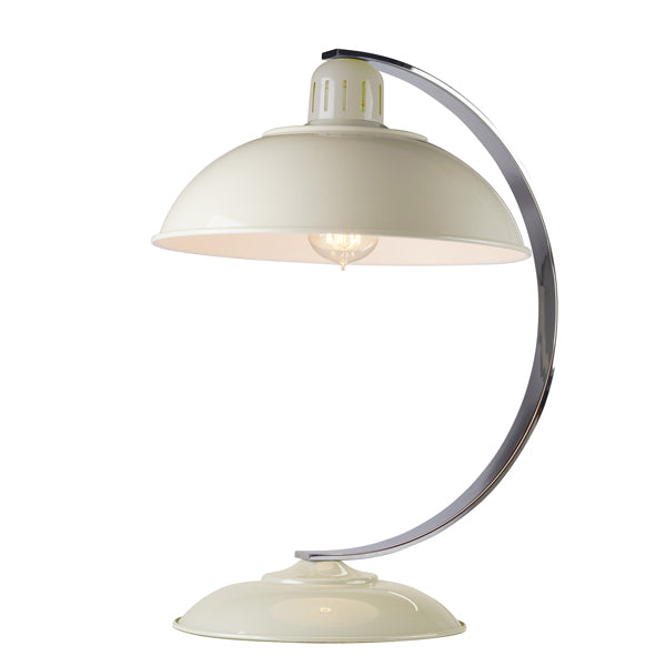  Elstead-Elstead Franklin 1 Table Lamp Light Oyster White-White 045 