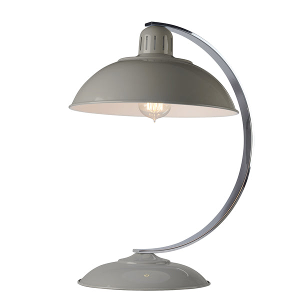 Franklin 1 Light Table Lamp - Tarpaulin Grey Elstead 1