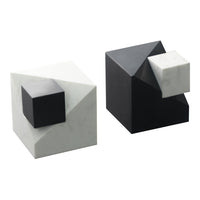 Liang & Eimil Cubic I Table Decoration Black And White