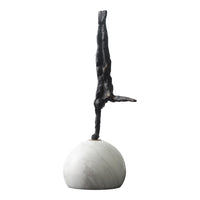 Liang & Eimil Handstand Sculpture Dark Bronze